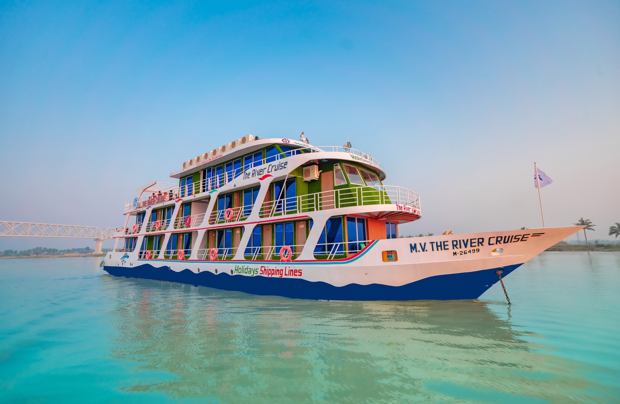 Luxury Cruise Ship in Sundarban